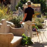 My Favorite Place to Paint: Mission San Juan Capistrano Rick J. Delanty painting on location