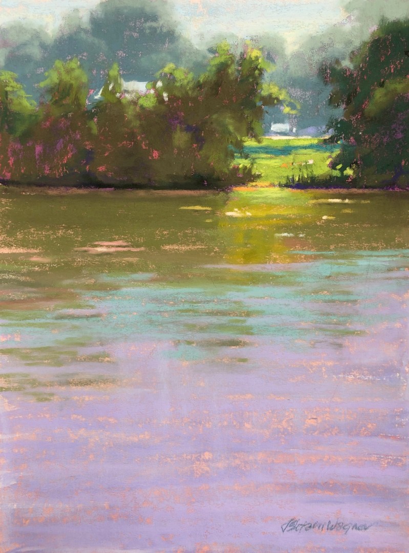 Jill Stefani Wagner (Saline, Michigan), "Summer Sizzle," 12 x 9 in., pastel