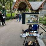 Thomas Schaller: A Day at the Park Thomas Schaller watercolor plein air painting Central Park Dairy