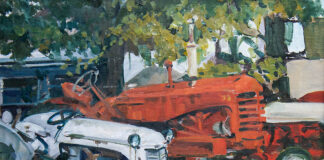Painting of tractors