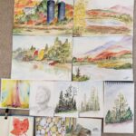 Alice Payne's collection of plein air studies from Fall Color Week