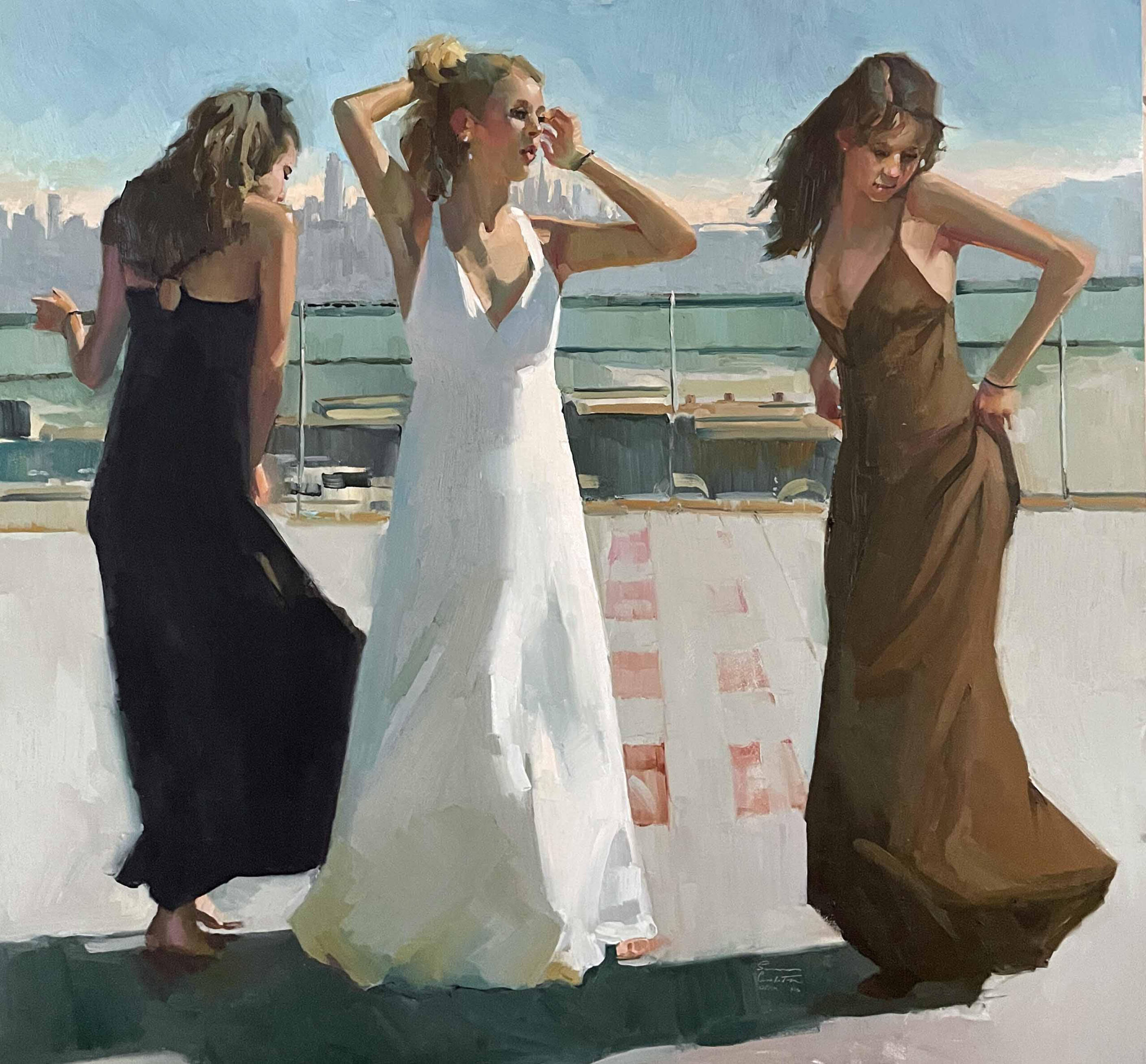 "Three Ladies" by Nancy Seamons Crookston