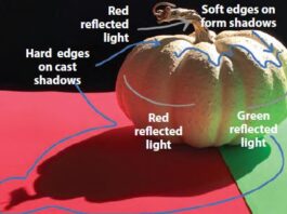 Art Snippet: Know Your Shadow Types watercolor painting shadows