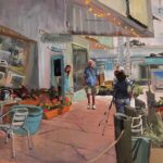 From PleinAir Magazine: It’s Personal Morgan Samuel Price, "Last Hoo Rah," 2023, oil, 12 x 16 in., Private collection, plein air