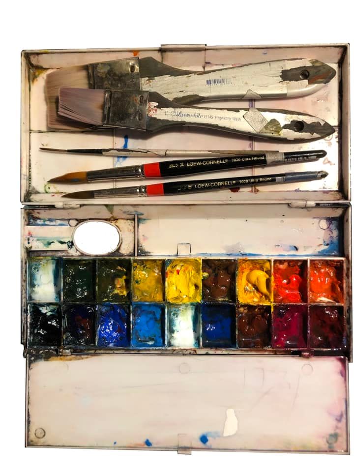 Jack Richeson folding palettes for artists