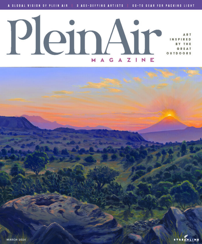 PleinAir Magazine FebMarch2024 cover
