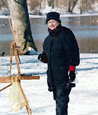 Painting in winter