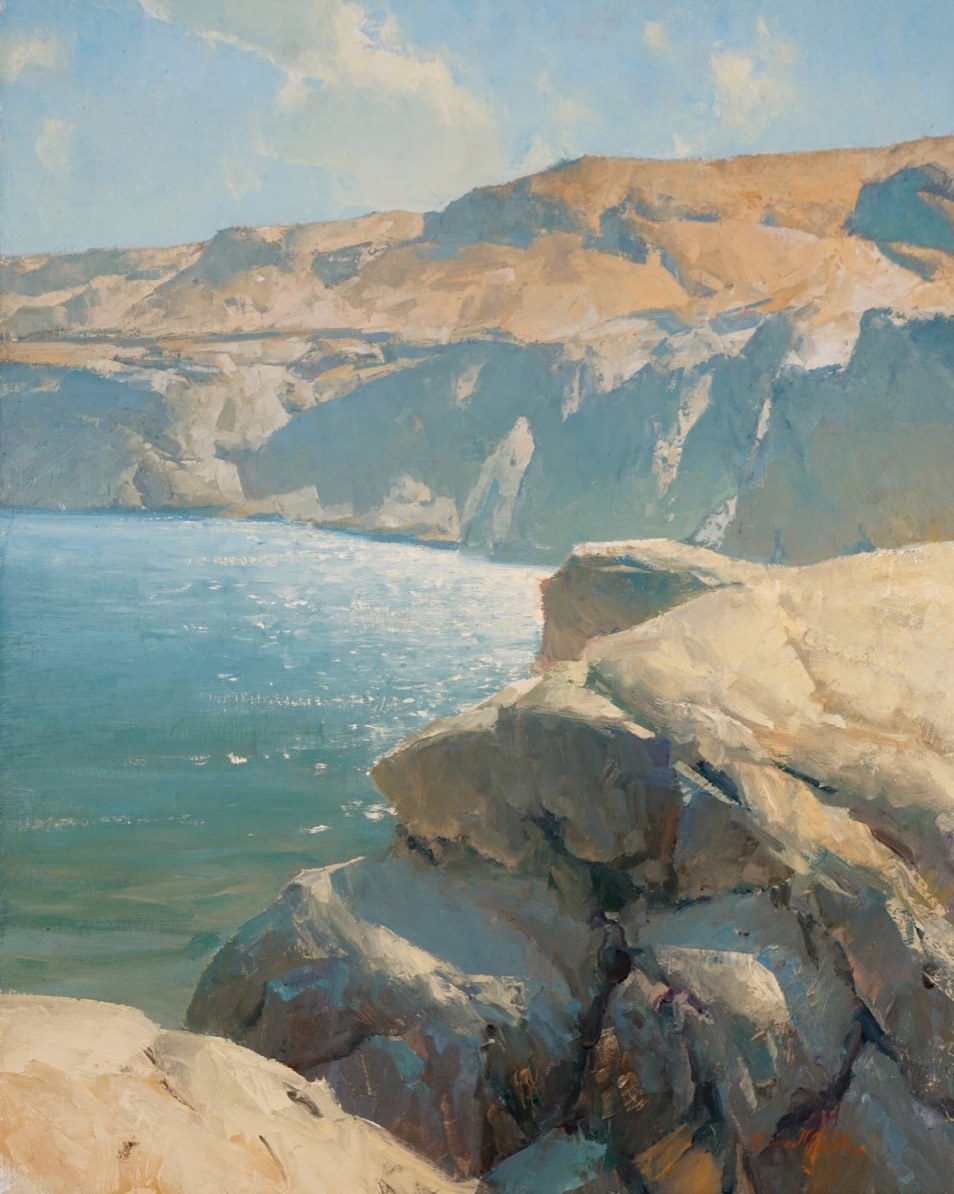 Kimball Geisler, “Cliffs of Lake Powell,” Oil, 30 x 24 in.