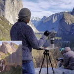 Plein Air Painting with Gouache in Winter Mike Hernandez, painting with gouache en plein air