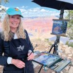 Peggy Immel, featured in the PleinAir Magazine article "Unstoppable: 3 Age-Defying Artists." (February/March 2024 issue).