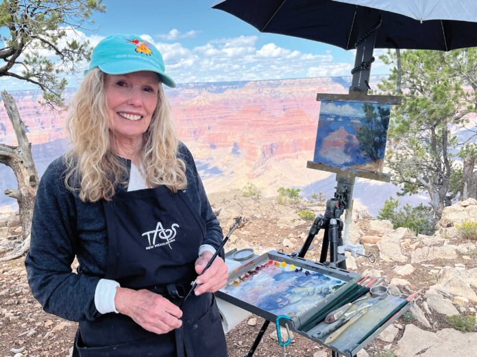 Peggy Immel, featured in the PleinAir Magazine article 