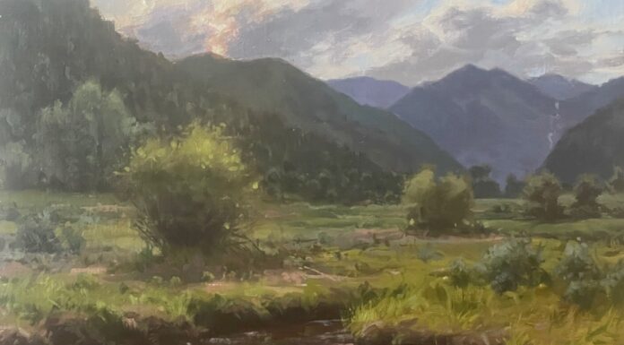PleinAir Salon - Bill Farnsworth (Venice, Florida), “Looking East,” Oil, 12x16 in.