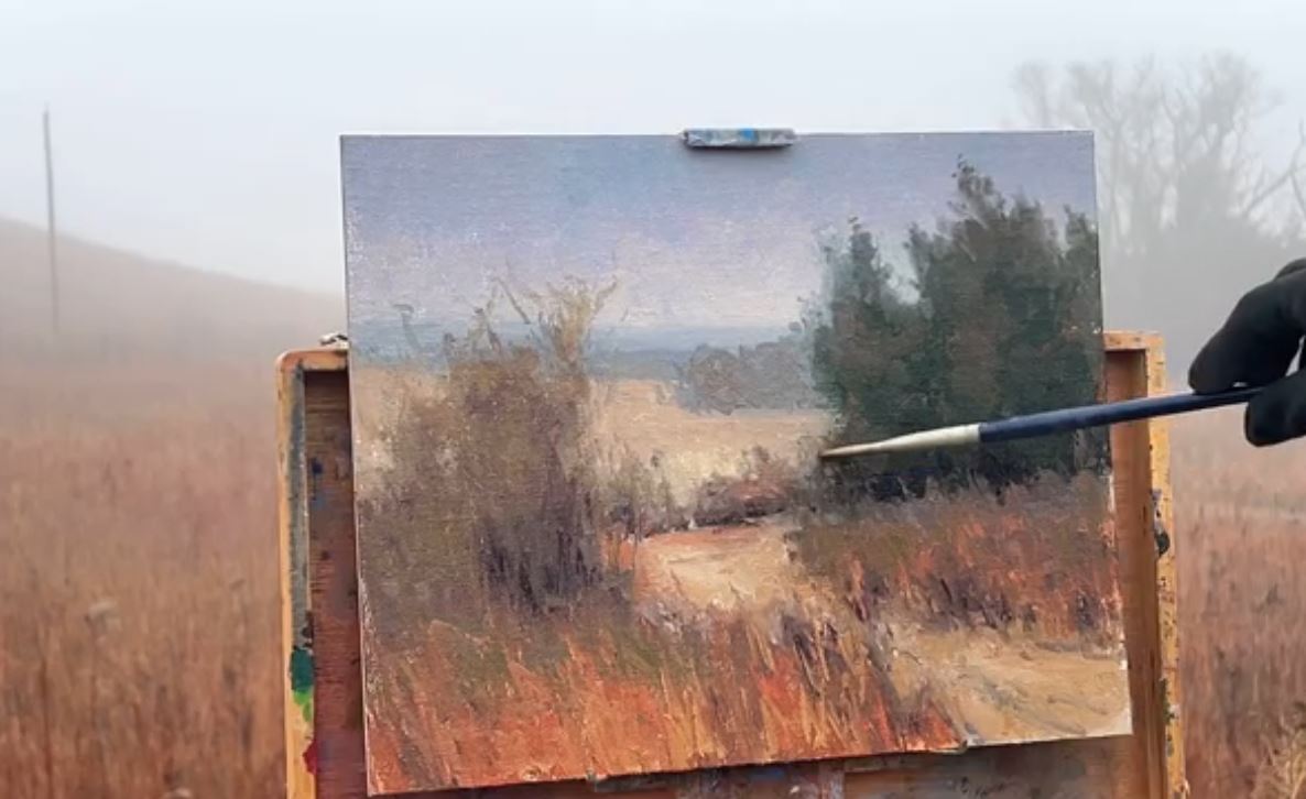 From Kim Casebeer's landscape painting demonstration