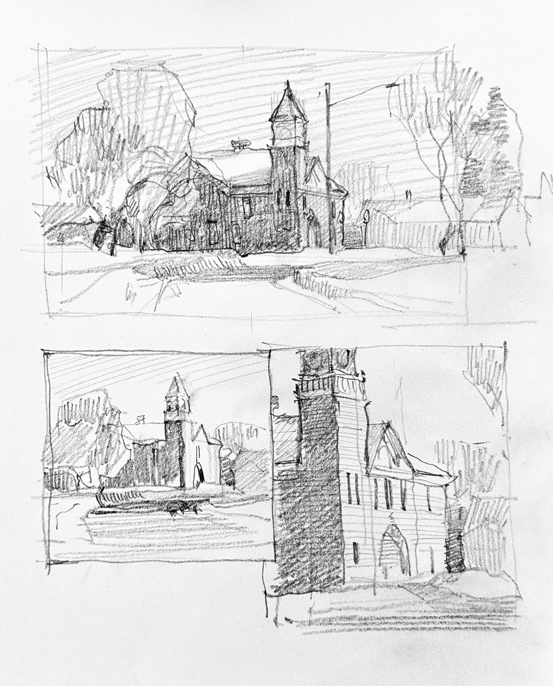 Zufar Bikbov's plein air sketches