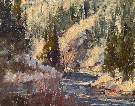 Half-Hour Study - Snake River Scene 5 x 7