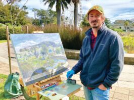 Plein air painting - Tom Colcord