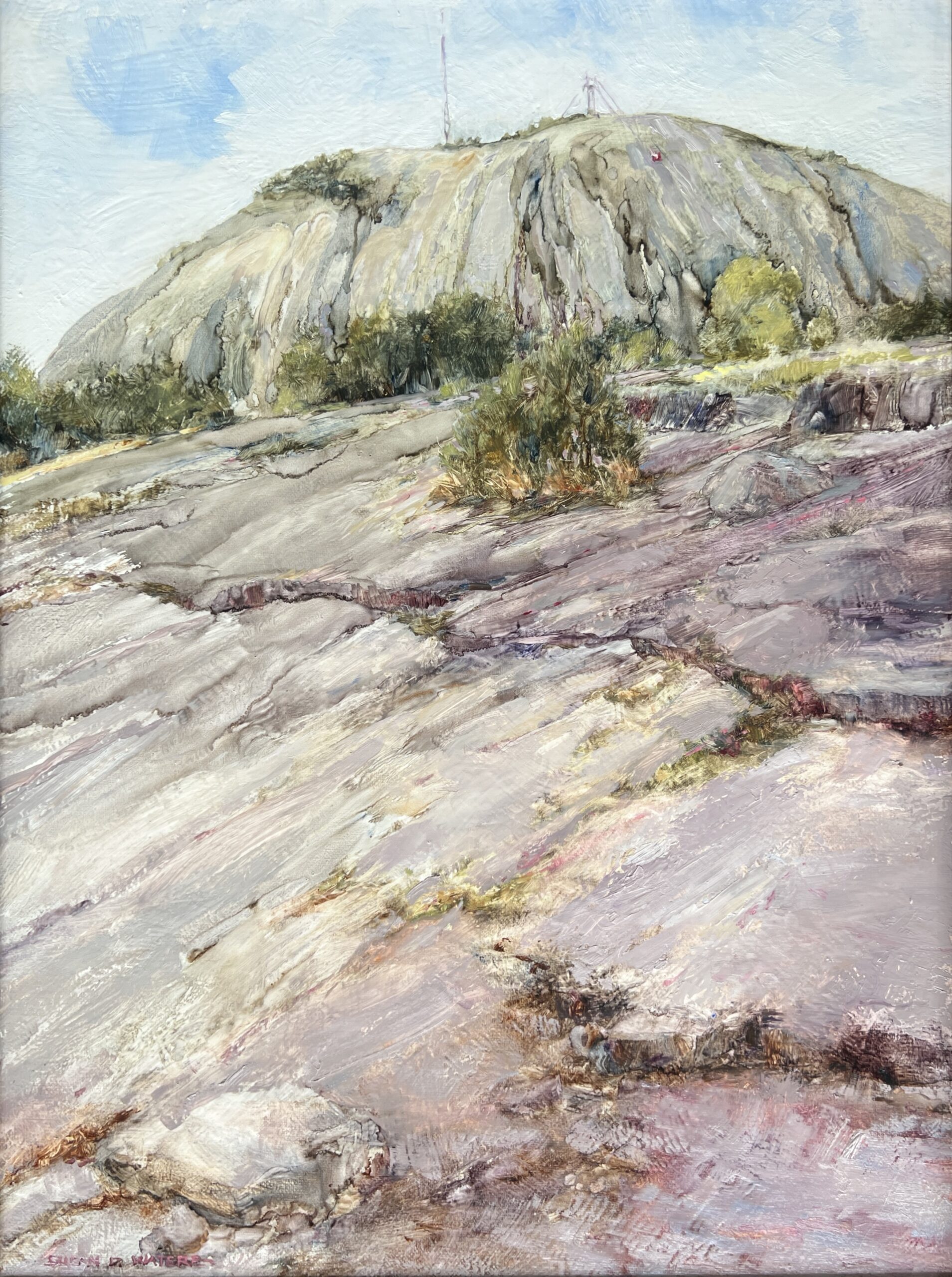 Spirit of Atlanta award: "Monolith" by Susan D. Waters, 24x18 in., Oil on Cotton Canvas