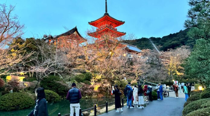 A temple in Kyoto, seen during the Plein Air Japan trip