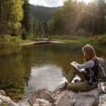Are You Loving Nature to Death? Jessica L. Bryant painting on location