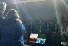 Eric Rhoads with Ali Cruickshank; we'll miss you, Ali!