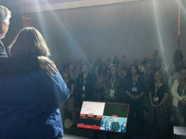 Eric Rhoads with Ali Cruickshank; we'll miss you, Ali!