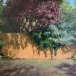 Paint New Mexico: Awards Announced Ellen Buselli, “Patterns at Acequia Madre House,” 10x12 inches, oil