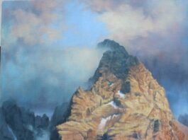 PleinAir Salon - Daved English, “An Eagle’s View,” Oil, 12x16 in., First Place Overall, $600 Cash Prize