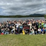 The 2024 "Paint Adirondacks" family of artists and friends