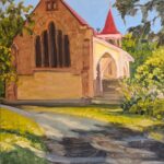 plein air painting churches