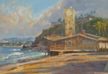 From Watercolor to Acrylic: Why This Plein Air Artist Found His Forever Medium Painting with acrylics - Rick J. Delanty, "June Sunlight," 2019, acrylic, 16 x 20 in., Collection the artist, Studio based on plein air study