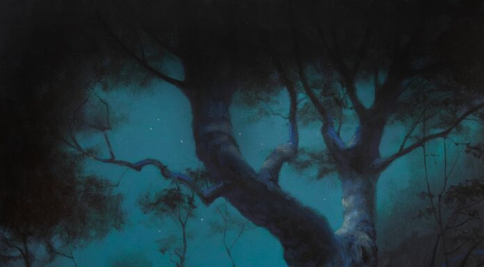 Thomas Kegler, “Mid Summer Night, Romans 5:4,” Oil, 20x16 in.