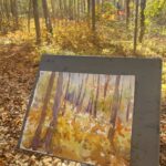 Enjoy It While It Lasts: Painting in Autumn Poppy Balser fall foliage painting