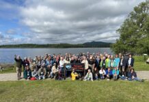 Making friends at the Publisher's Invitational plein air painting events
