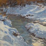 Creative ideas - Lorenzo Chavez, "Colorado Winter," 2022, oil, 11 x 14 in., available from artist, plein air
