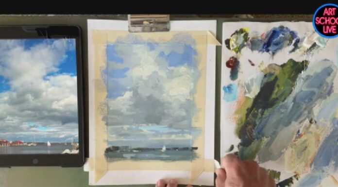 Free Lesson: Painting with Gouache en Plein Air painting with gouache
