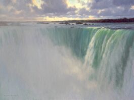 PleinAir Salon Second Place Overall: Lisa Egeli, “A Moment of Clarity,” Oil, 30x40 in.