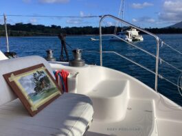 Extreme Plein Air: Painting an Active Volcano The first wash of the plein air painting, on Sky Pond