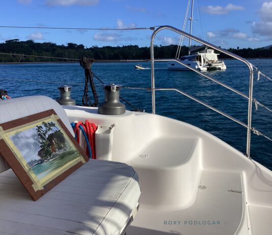 The first wash of the plein air painting, on Sky Pond