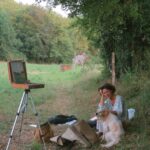 French plein air painter Sophie Amauger