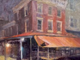 Wayne Plein Air Festival - Neal Hughes, "Phillips on 9th Street," Plein Air 2024 Best in Show