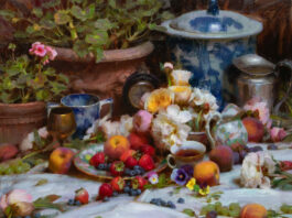 PleinAir Salon art competition - Daniel Keys, “Summertime,” Oil, 36x36 in.