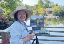 Kathleen Kalinowski plein air pastel painting