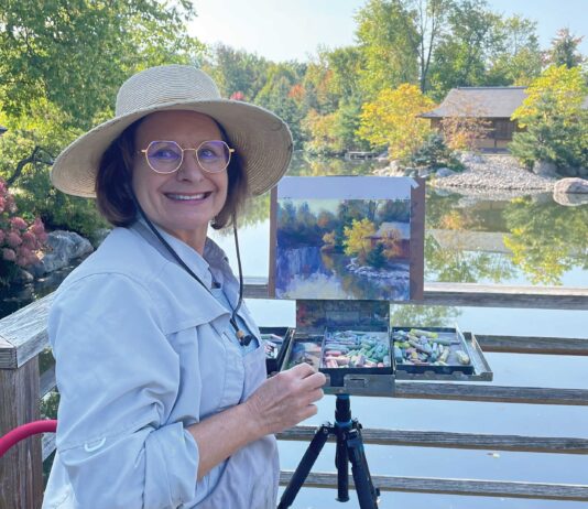 Kathleen Kalinowski plein air pastel painting