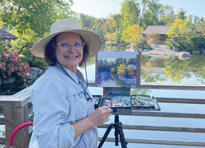 Kathleen Kalinowski plein air pastel painting