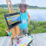 "First day at the Publishers Invitation in the Adirondacks and it’s great to be back," said Susan Nicholas Gephart. "I look forward to this all year."