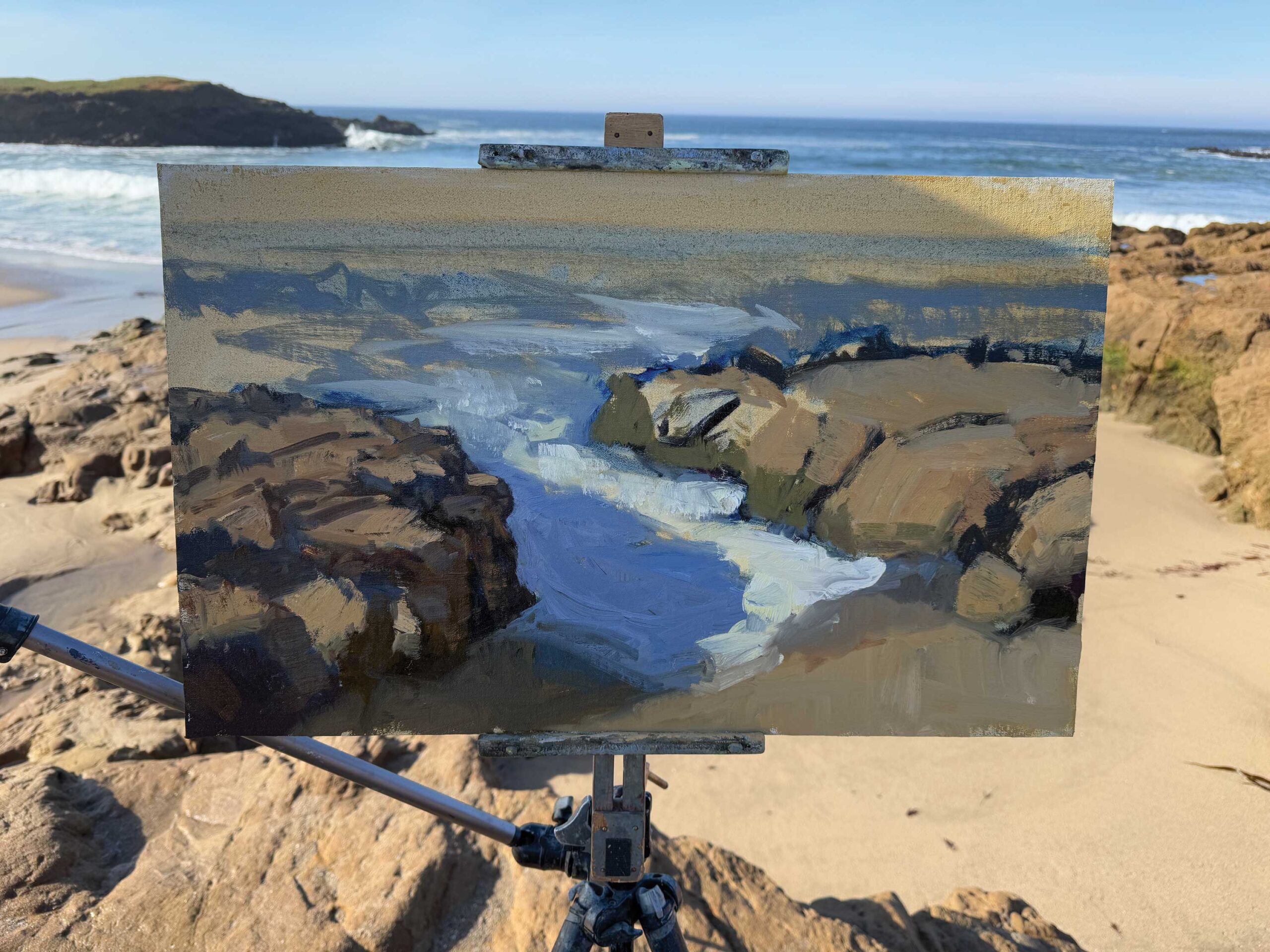 free oil painting demo