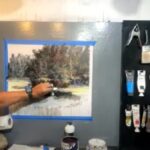 Add Texture to Your Paintings - Tom Christopher during his Art School Live free painting demonstration