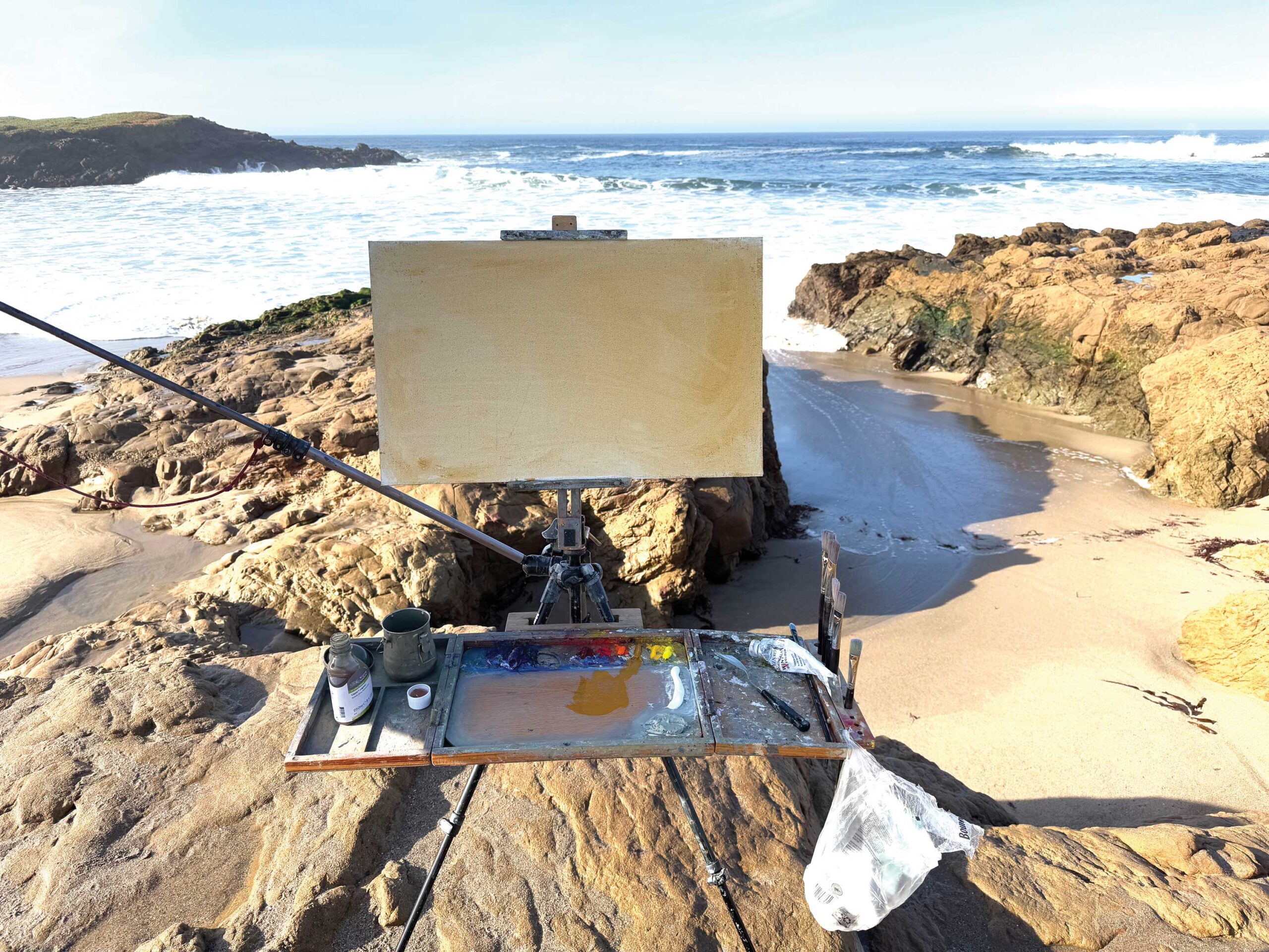 free oil painting demo