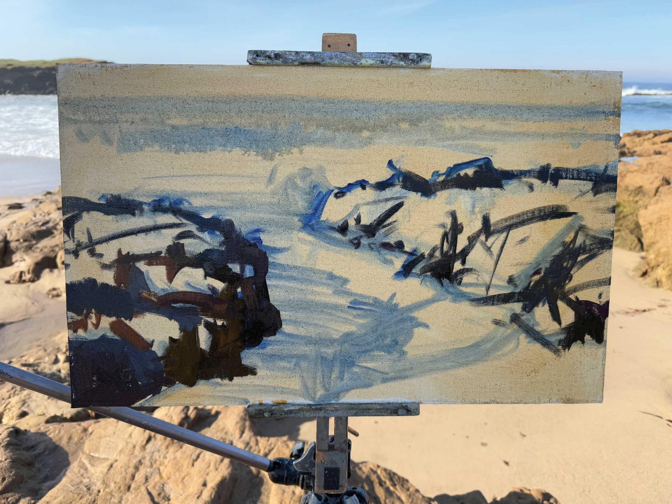 free oil painting demo