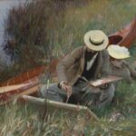 Spotlight on Sargent: “An Out-of-Doors Study” AN OUT-OF-DOORS STUDY John Singer Sargent 1889, oil on canvas, 26 x 31 3/4 in. Brooklyn Museum, Museum Collection Fund